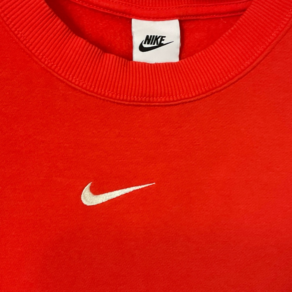 Nike Coral Sweatshirt and Joggers Set with White Swooshes - Picture 3 of 7
